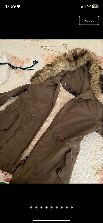 s Beden haki Renk zara hem mont hem yelek