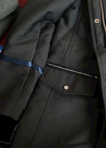 mango Uzun Kürklü Kadın Mont - Görsel 3