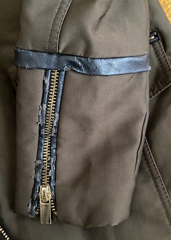 mango Uzun Kürklü Kadın Mont - Görsel 4