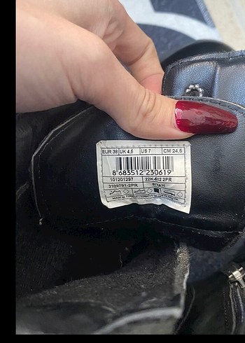 Flo butigo Siyah Kadın Deri Bot - Görsel 3