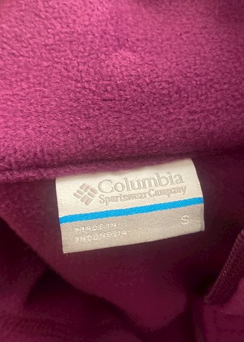 Columbia Orijinaldir Mor Columbia Fermuarlı Polar Sweatshirt