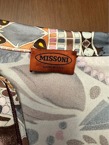 s Beden çeşitli Renk Missoni Elbise Vintage