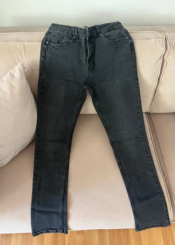 Network Koyu Antrasit Dar Kesim Denim Jean