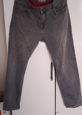 Gri Erkek Denim Pantolon