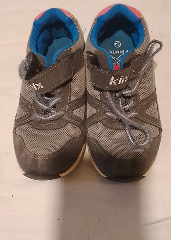 Gri Erkek Çocuk Sneaker Velcro Bağcıklı