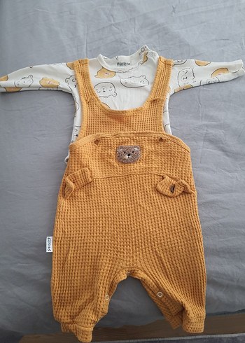 Pamuk Bebek Erkek Takım - Mavi & Beyaz - Görsel 6