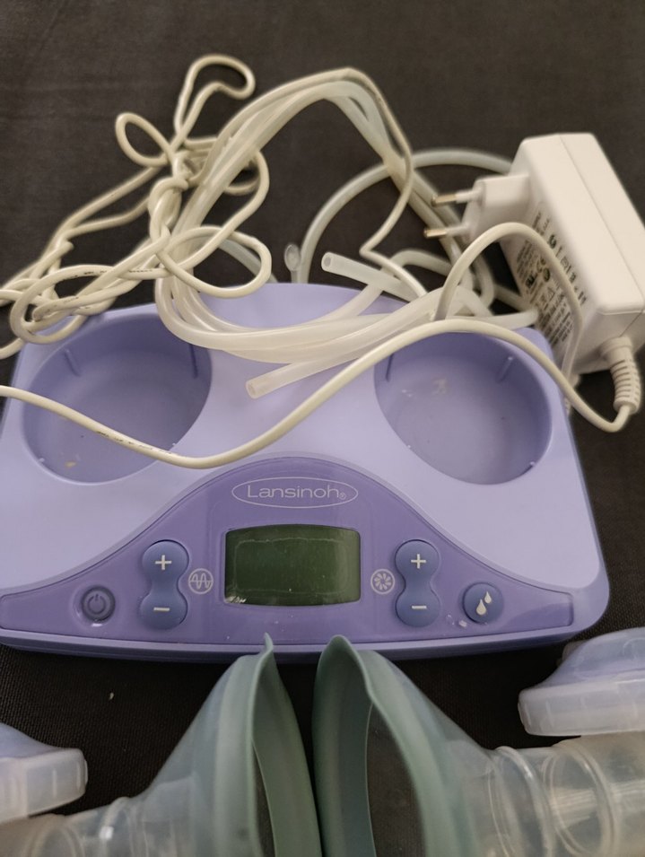 Pastel Mor Elektrikli Göğüs Pompası - Görsel 3