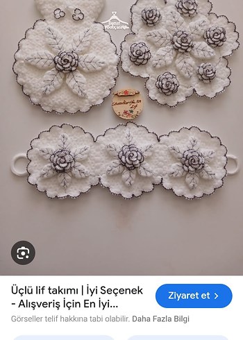 Dantel İşlemeli Beyaz Hırka çeyizlik - Görsel 2