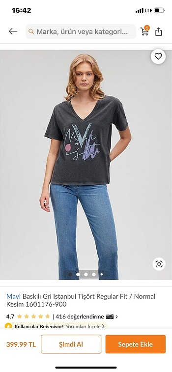 Mavi T-shirt