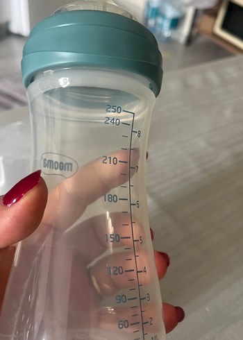 Mooma Mavi Gri Bebek Biberonu - Görsel 4