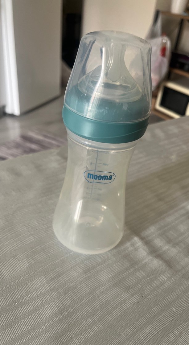 Mooma Mavi Gri Bebek Biberonu - Görsel 2