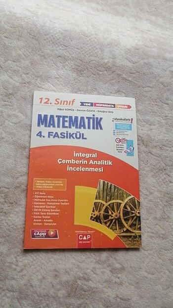 ÇAP YAYINLARI İNTEGRAL VE ÇEMBERİN ANALİTİK İNCELENMESİ FASİKÜLÜ