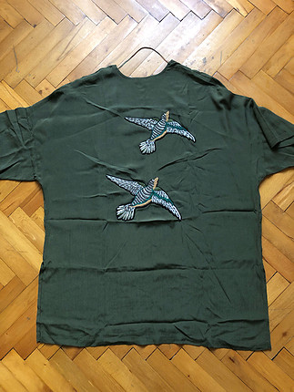 Arkası taş işlemeli kimono