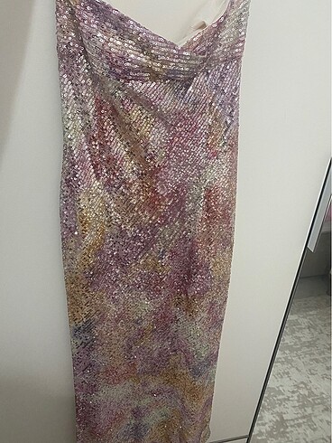 xs Beden Zara payetli elbise
