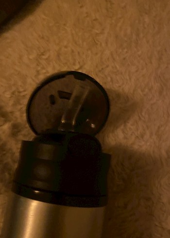 Bej Parlak Çocuk Termos Matara - Görsel 2