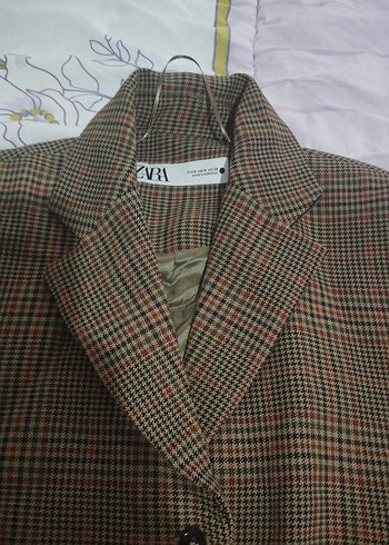 m Beden kahverengi Renk Düğmeli Kahverengi Kadın Blazer Ceket