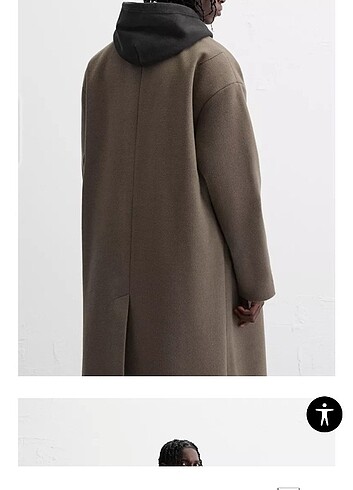 l Beden kahverengi Renk Zara oversize kaban