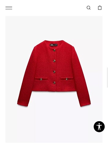 Zara altın düğmeli rengi blazer ceket