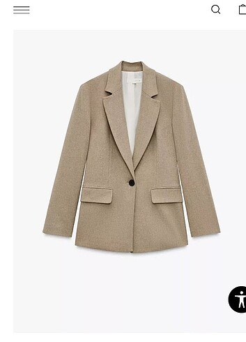 Zara Vatkalı blazer ceket 