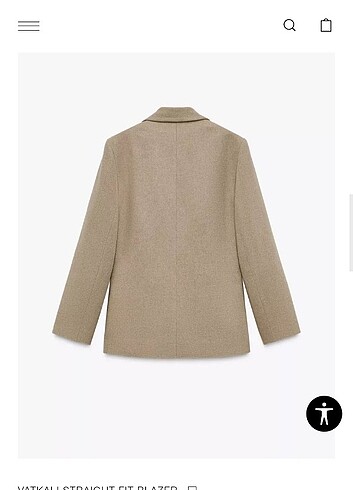 Zara Zara Vatkalı blazer ceket