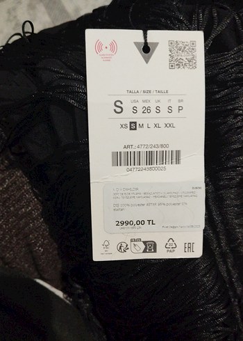 Zara püsküllü kısa halter elbise - Görsel 7