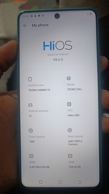 Tecno Camon 19 