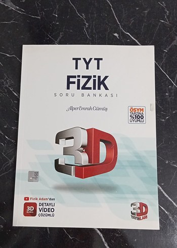 TYT Fizik Soru Bankası 3D Video Çözümlü