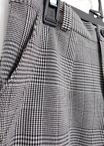 Kışlık Ekoseli Kadın Pantolon - Görsel 3