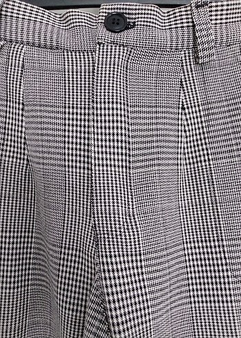 Kışlık Ekoseli Kadın Pantolon - Görsel 2