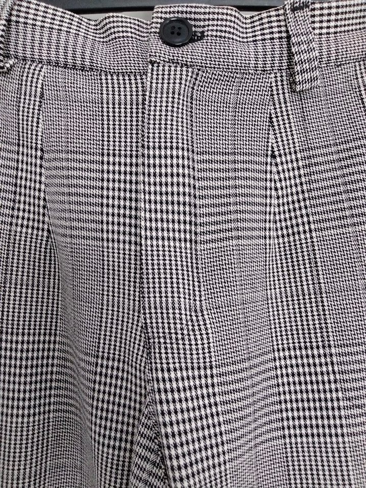 Kışlık Ekoseli Kadın Pantolon - Görsel 2