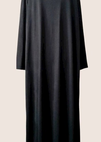 Siyah Kadın Uzun Hırkalı Tulum - Görsel 5