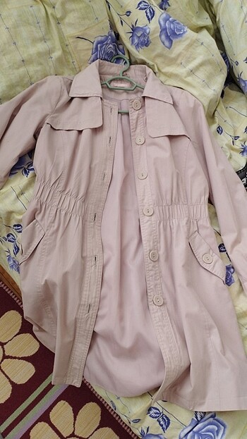 LC Waikiki Trençkot kadın pembe