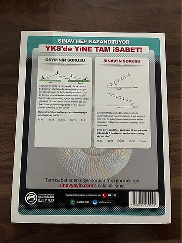 Sınav Yayınları Tyt / Ayt Geometri Soru Bankası