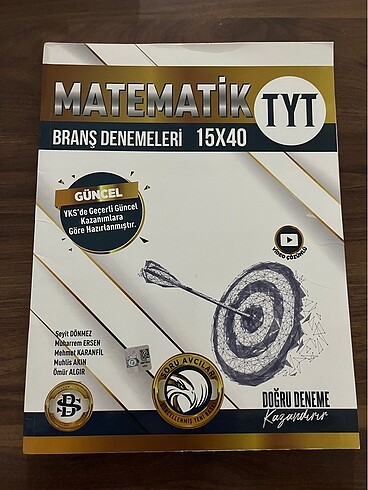 Bilgi Sarmal Yayınları Tyt Matematik Branş Denemeleri