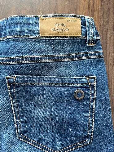 11-12 Yaş Beden Mango Kız Çocuk Slim Fit Jean