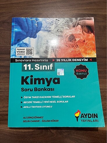 Aydın Yayınları 11. Sınıf Kimya Soru Bankası