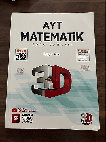 3D Ayt Matematik Soru Bankası