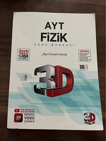 3D Ayt Fizik Soru Bankası