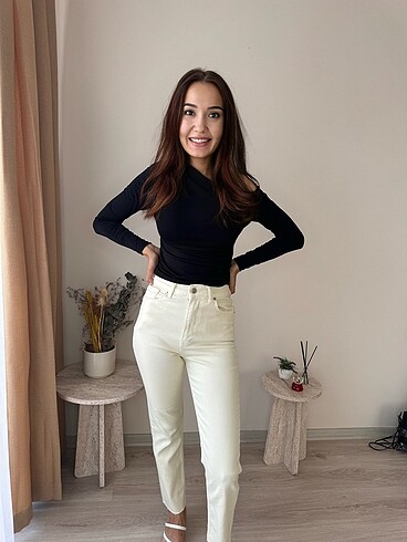 Zara krem pantolon