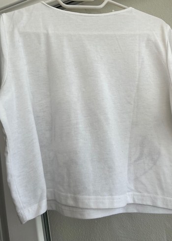 Baskılı Beyaz Bohem Tişört - Görsel 2