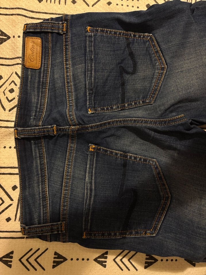 Kadın Lacivert Denim Kot Pantolon - Görsel 5