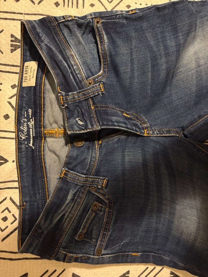 Kadın Lacivert Denim Kot Pantolon - Görsel 3