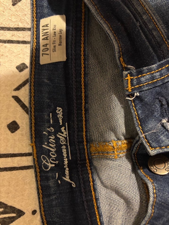 Kadın Lacivert Denim Kot Pantolon - Görsel 4