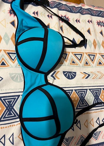 Mavi Kadın Bikini Üstü - Görsel 4
