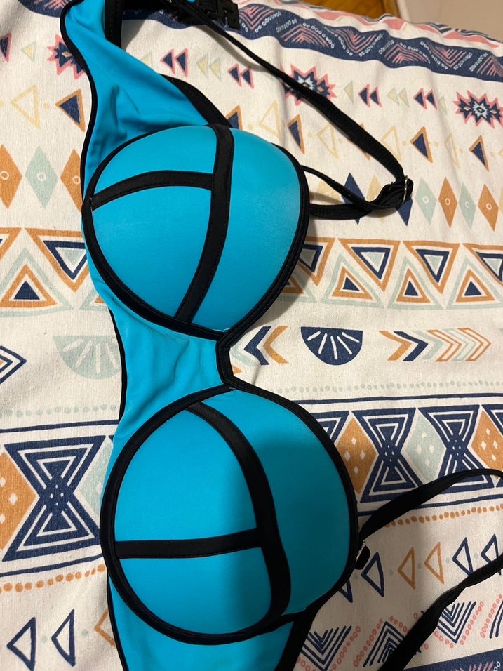 Mavi Kadın Bikini Üstü - Görsel 4