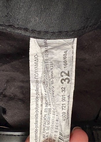 Siyah Kadın Dar Kesim deri Pantolon - Görsel 7