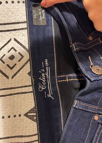 Kadın Koyu Mavi Denim Jean - Görsel 4