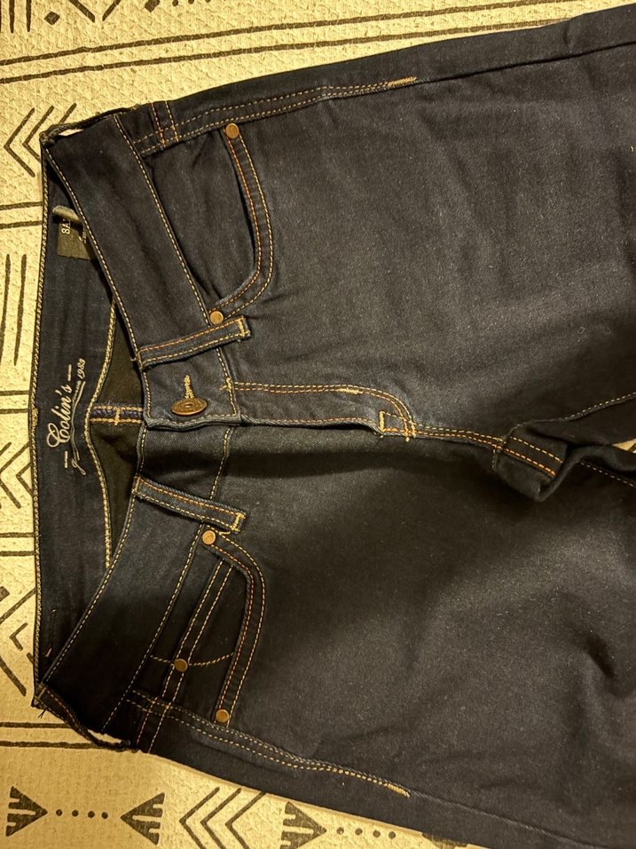 Kadın Koyu Mavi Denim Jean - Görsel 3