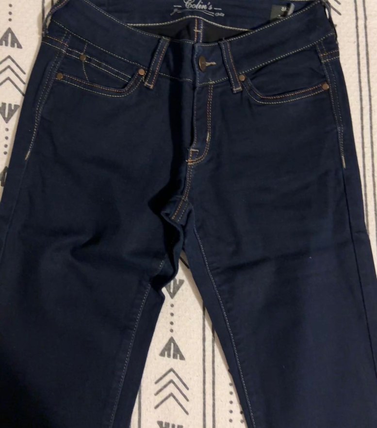 Kadın Koyu Mavi Denim Jean - Görsel 2