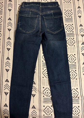 Kadın Lacivert Denim Pantolon - Görsel 5